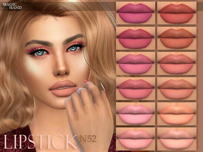 Lipstick N52 By Magichand Sims 4 CC