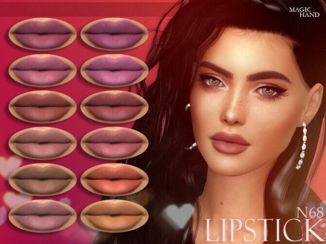 Lipstick N68 By Magichand Sims 4 CC