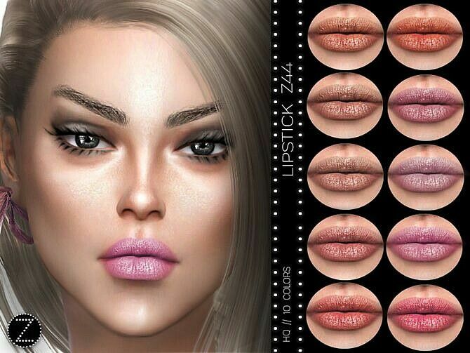 Lipstick Z44 By Zenx Sims 4 CC