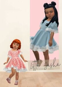 Little Sasha Dress At Daisy Pixels Sims 4 CC