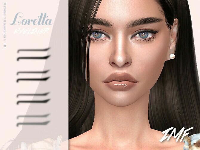 Loretta Eyeliner N.117 By Izziemcfire Sims 4 CC