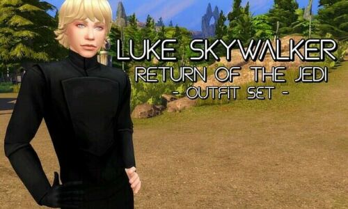 Luke Skywalker Outfit Maxis Recolours By Soaplagoon At Mod The Sims