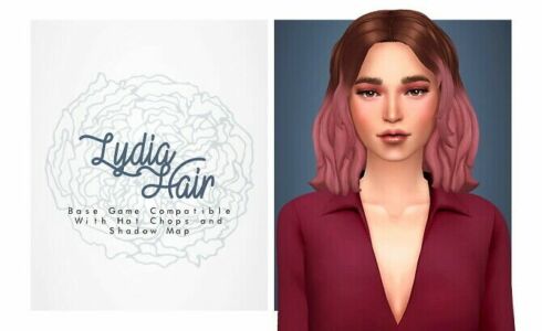 Lydia Hair At Isjao Sims 4 CC