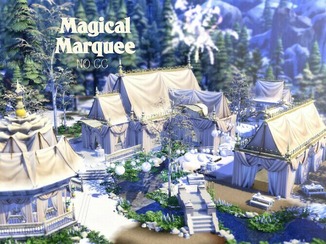 Magical Marquee By Virtualfairytales Sims 4 CC