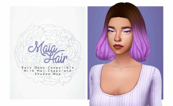 Maia Hair At Isjao Sims 4 CC