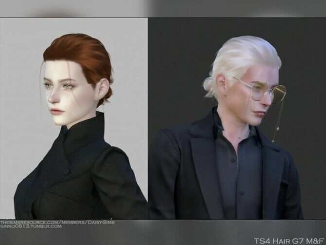 Male & Female Hair G7 By Daisysims Sims 4 CC