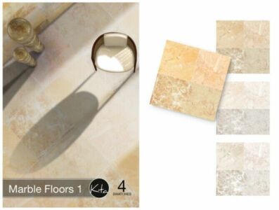 Marble Floors 1 At Ktasims Sims 4 CC