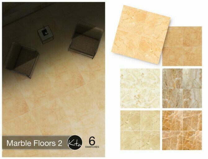 Marble Floors 2 At Ktasims Sims 4 CC