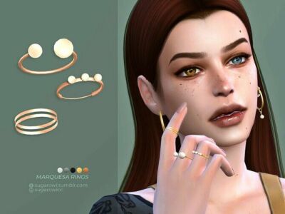 Marquesa Rings By Sugar Owl Sims 4 CC