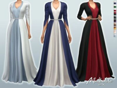 Mathilde Dress By Sifix Sims 4 CC