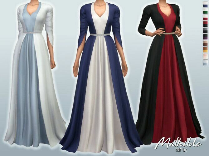 Mathilde Dress By Sifix Sims 4 CC