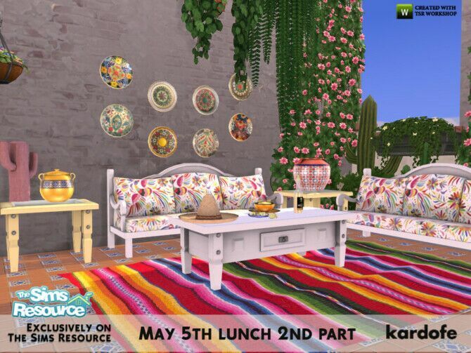 sims 4 cc may 5th lunch 2nd part by kardofe 4