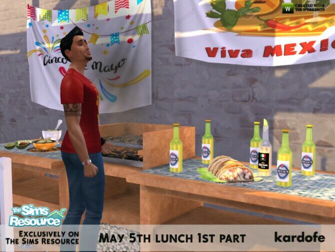 sims 4 cc may 5th lunch by kardofe 3