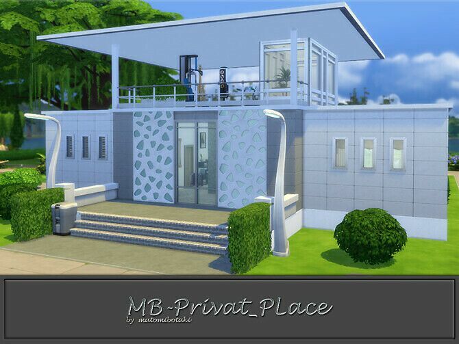 MB Privat Place House By Matomibotaki Sims 4 CC