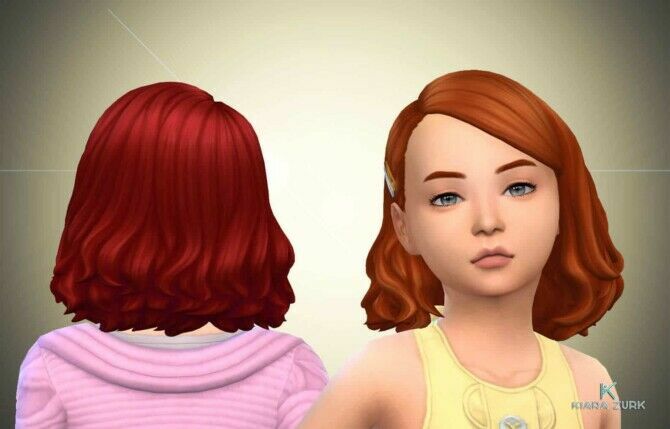 Medium Wavy MED For Girls At MY Stuff Origin Sims 4 CC