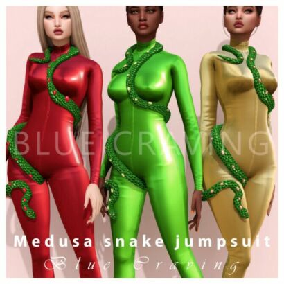 Medusa Set At Blue Craving Sims 4 CC