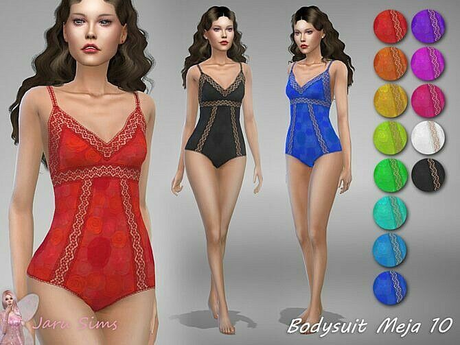 Meja 10 Bodysuit By Jaru Sims Sims 4 CC