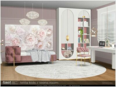 Milla Kidsteens Room By Severinka_ Sims 4 CC