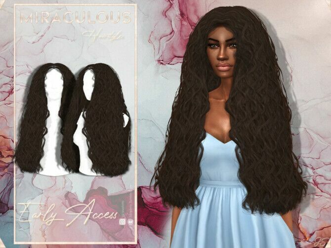 Miraculous Hairstyle By Javasims Sims 4 CC