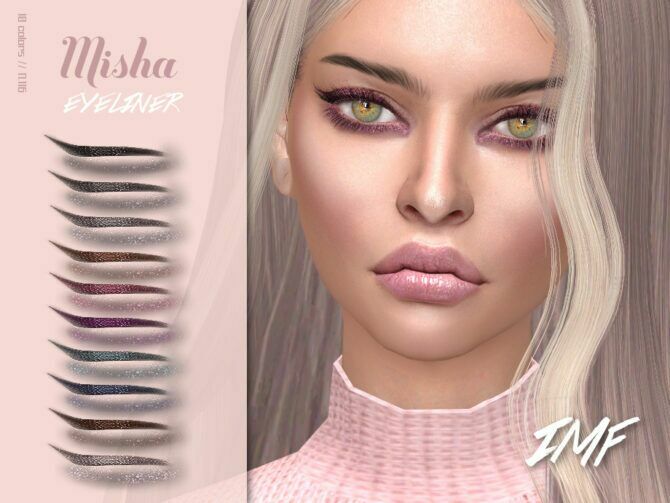 Misha Eyeliner N.116 By Izziemcfire Sims 4 CC