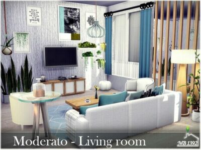Moderato Living Room By Nobody1392 Sims 4 CC