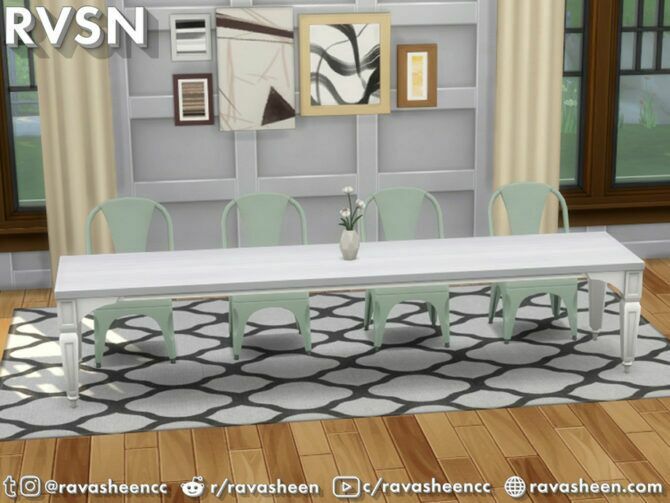 Modular Seamless Table Talk By Ravasheen Sims 4 CC