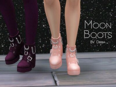 Moon Boots By Dissia Sims 4 CC