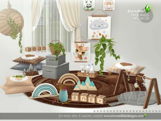 197 Best Sims 4 Decor CC To Download In 2024   Sims 4 Cc Naturalis Kids Decor By Simcredible 1 