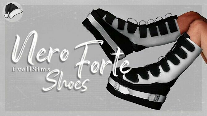 Nero Forte Shoes At Evellsims Sims 4 CC