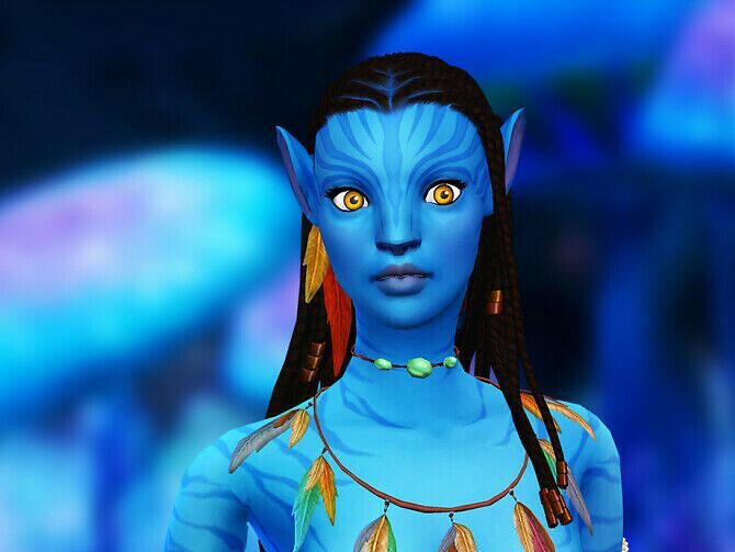 Neytiri Head By Kikisimlive Sims 4 CC