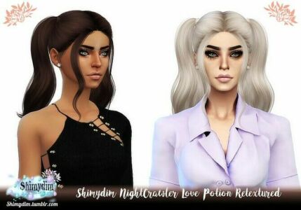 Nightcrawler Love Potion Hair Retexture At Shimydim Sims Sims 4 CC