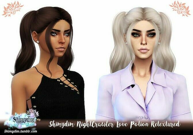 Nightcrawler Love Potion Hair Retexture At Shimydim Sims Sims 4 CC