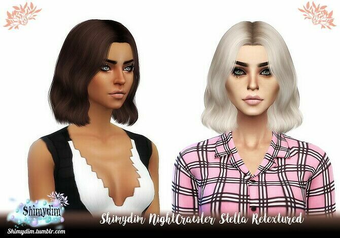 Nightcrawler Stella Hair Retexture At Shimydim Sims Sims 4 CC