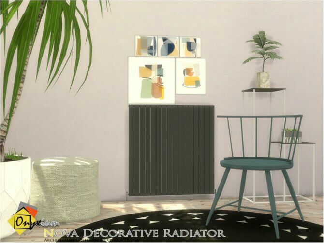 Nova Decorative Radiator By Onyxium Sims 4 CC