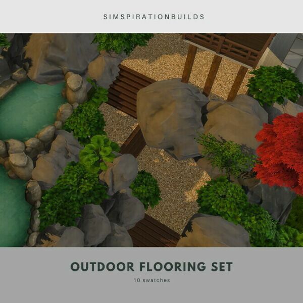 Outdoor Flooring SET At Simspiration Builds Sims 4 CC