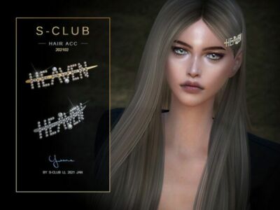 Pearl Hairpin 202102 By S-Club LL Sims 4 CC