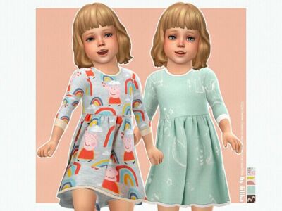 Polly Dress By Lillka Sims 4 CC