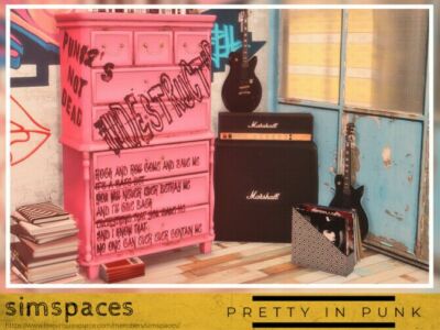 Pretty In Punk Armoire By Simspaces Sims 4 CC