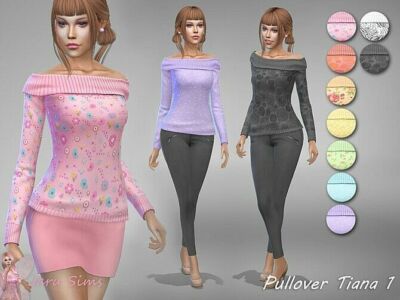 Pullover Tiana 1 By Jaru Sims Sims 4 CC