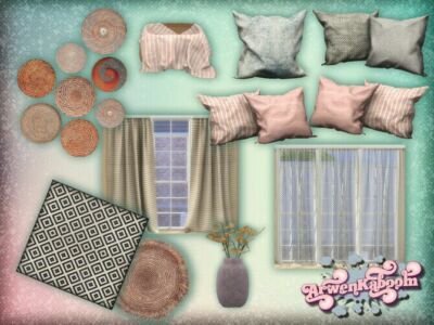 Pure Morning SET 3 Decor By Arwenkaboom Sims 4 CC