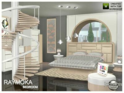 Raymoka Bedroom By Jomsims Sims 4 CC