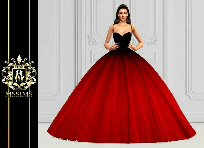 sims 4 cc realness gown at mssims 2