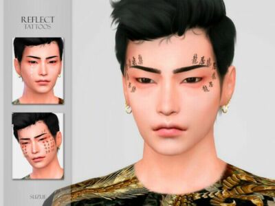 Reflect Tattoos By Suzue Sims 4 CC