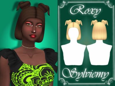 Roxy Hairstyle By Sylviemy Sims 4 CC