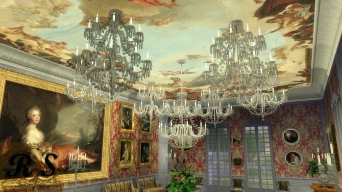 Royal Crystal Chandelier SET At Regal Sims Sims 4 CC