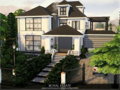 Royal Estate By Mychqqq Sims 4 CC