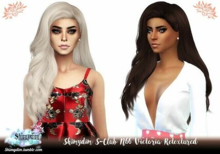 S-Club N66 Victoria Hair Retexture At Shimydim Sims Sims 4 CC