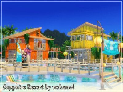 Sapphire Resort By Nolcanol Sims 4 CC