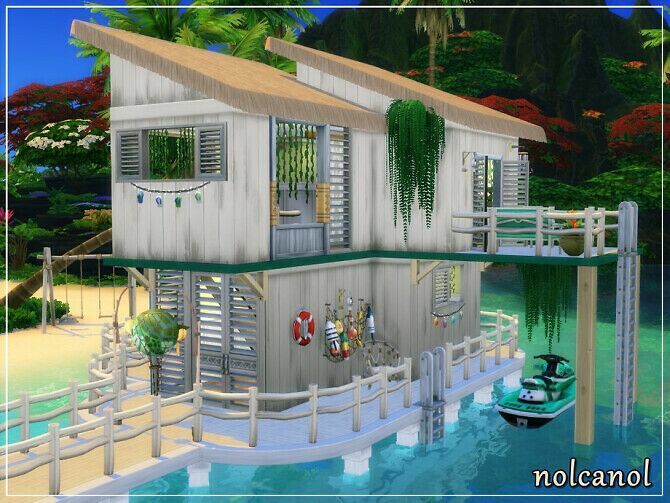 sims 4 cc sapphire resort by nolcanol 3