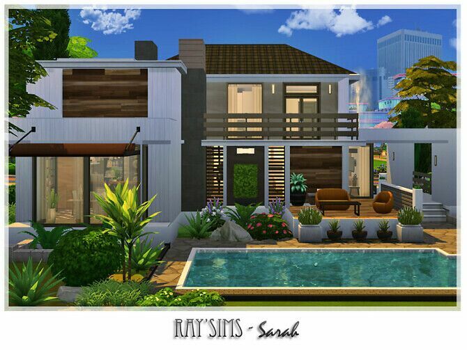 Sarah House By Ray_Sims Sims 4 CC